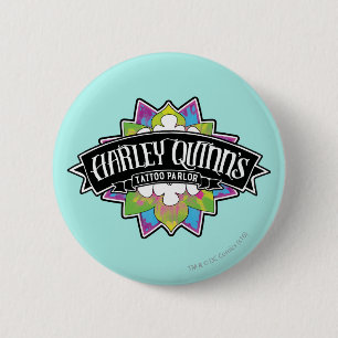 Suicide Squad Harley Quinns Tattoo Parlor Lotus Button