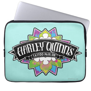 Suicide Squad   Harley Quinns Tattoo Parlor Lotus Laptopschutzhülle