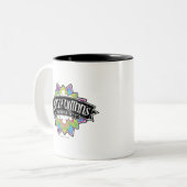 Suicide Squad | Harley Quinns Tattoo Parlor Lotus Zweifarbige Tasse (Vorderseite Links)