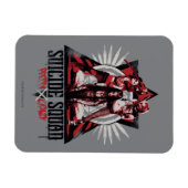 Suicide Squad | Hübsche Crazy Squad Girls Magnet (Horizontal)