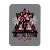 Suicide Squad | Hübsche Crazy Squad Girls Magnet (Vertikal)