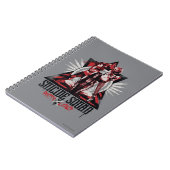 Suicide Squad | Hübsche Crazy Squad Girls Notizblock (Linke Seite)