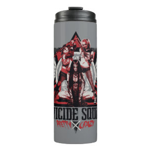 Suicide Squad Hübsche Crazy Squad Girls Thermosbecher