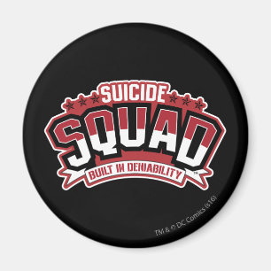 Suicide Squad In Verweigerbarkeit gebaut Magnet