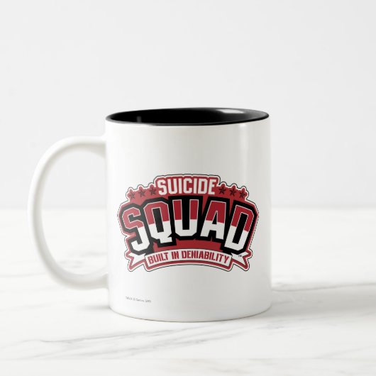 Suicide Squad | In Verweigerbarkeit gebaut Zweifarbige Tasse (Links)