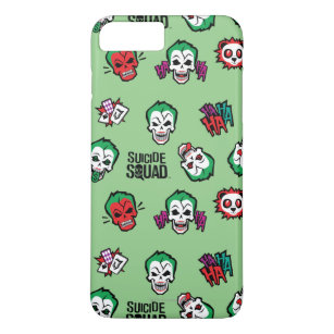 Suicide Squad   Joker Emoji Pattern iPhone 8 Plus/7 Plus Hülle