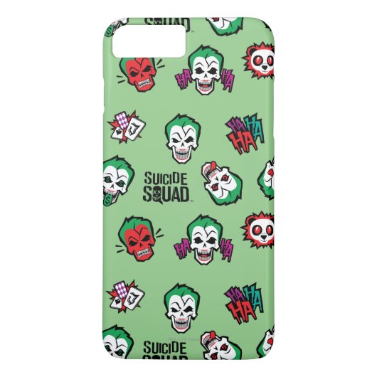 Suicide Squad | Joker Emoji Pattern Case-Mate iPhone Hülle (Rückseite)