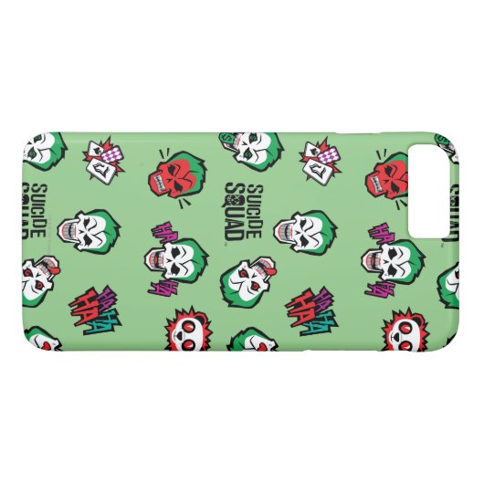 Suicide Squad | Joker Emoji Pattern Case-Mate iPhone Hülle (Rückseite (Horizontal))