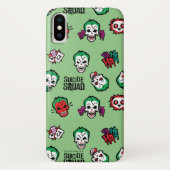 Suicide Squad | Joker Emoji Pattern Case-Mate iPhone Hülle (Rückseite)