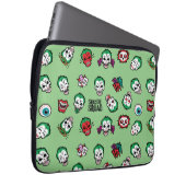 Suicide Squad | Joker Emoji Pattern Laptopschutzhülle (Vorne Rechts)