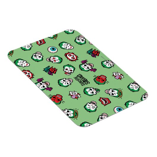 Suicide Squad | Joker Emoji Pattern Magnet (Rechte Seite)