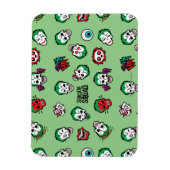 Suicide Squad | Joker Emoji Pattern Magnet (Vertikal)