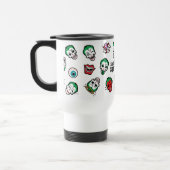 Suicide Squad | Joker Emoji Pattern Reisebecher (Links)