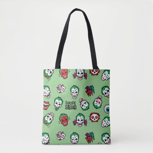 Suicide Squad | Joker Emoji Pattern Tasche (Vorderseite)