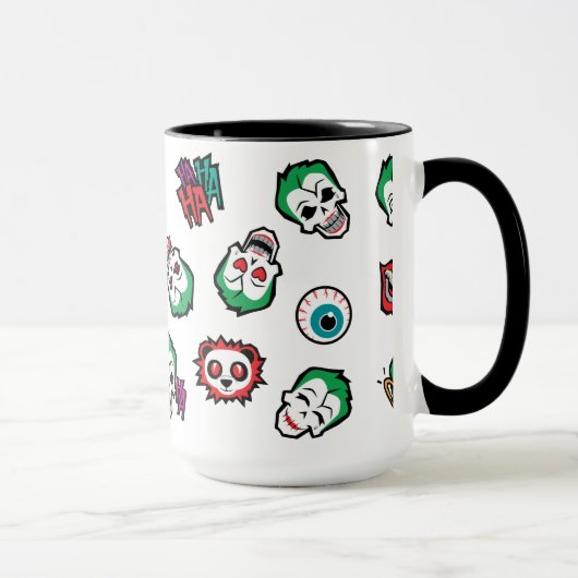 Suicide Squad | Joker Emoji Pattern Tasse (Rechts)