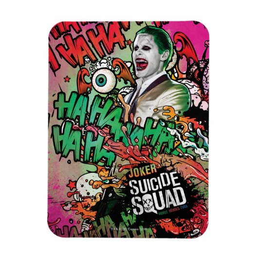 Suicide Squad | Joker Graffiti Magnet (Vertikal)