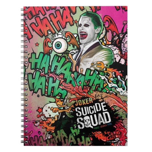 Suicide Squad | Joker Graffiti Notizblock (Vorderseite)