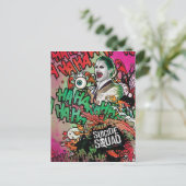 Suicide Squad | Joker Graffiti Postkarte (Stehend Vorderseite)