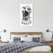 Suicide Squad Joker & Harley Airbrush Leinwanddruck (Insitu (Schlafzimmer))