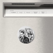 Suicide Squad | Joker & Harley Airbrush Tattoo Magnet (In Situ (Geschirrspüler))