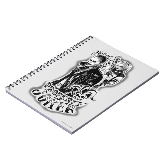 Suicide Squad | Joker & Harley Airbrush Tattoo Notizblock (Linke Seite)