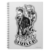 Suicide Squad | Joker & Harley Airbrush Tattoo Notizblock (Vorderseite)