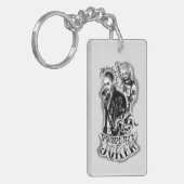 Suicide Squad Joker & Harley Airbrush Tattoo Schlüsselanhänger (Vorderseite links)