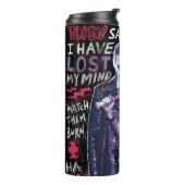 Suicide Squad Joker & Harley Typography Foto Thermosbecher (Nach links gedreht)