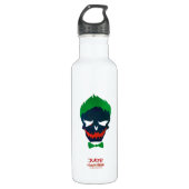 Suicide Squad Joker Head | Icon Edelstahlflasche (Vorderseite)