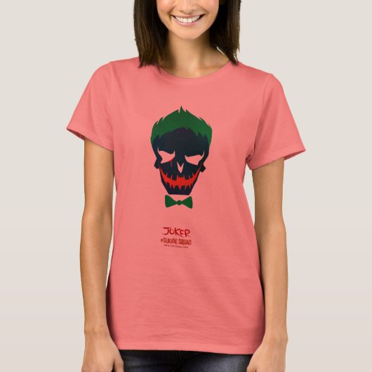 Suicide Squad | Joker Head Icon T-Shirt (Vorderseite)