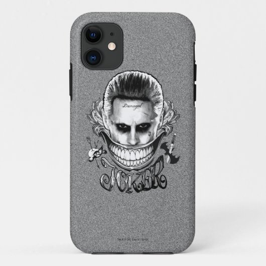 Suicide Squad | Joker Lächeln Case-Mate iPhone Hülle (Rückseite)