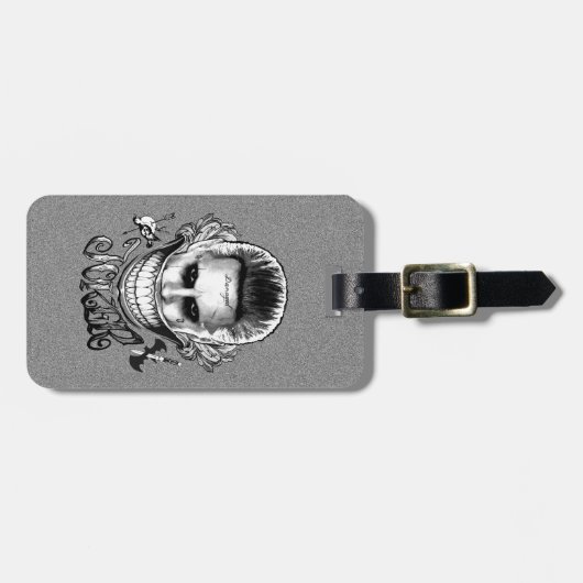 Suicide Squad | Joker Lächeln Gepäckanhänger (Vorderseite horizontal)