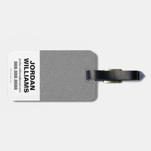 Suicide Squad | Joker Lächeln Gepäckanhänger (Rückseite horizontal)