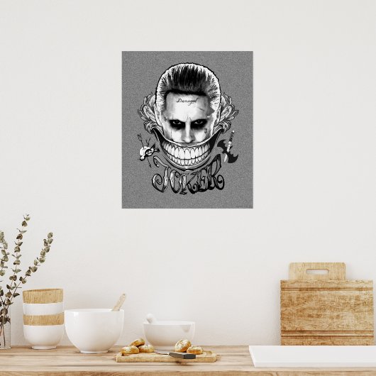 Suicide Squad | Joker Lächeln Poster (Küche)