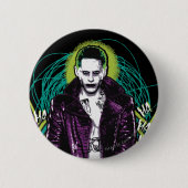 Suicide Squad | Joker Retro Rock Graphic Button (Vorderseite)