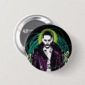 Suicide Squad | Joker Retro Rock Graphic Button (Vorne & Hinten)