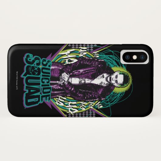 Suicide Squad | Joker Retro Rock Graphic Case-Mate iPhone Hülle (Rückseite (Horizontal))