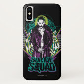 Suicide Squad | Joker Retro Rock Graphic Case-Mate iPhone Hülle (Rückseite)