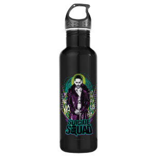 Suicide Squad   Joker Retro Rock Graphic Edelstahlflasche