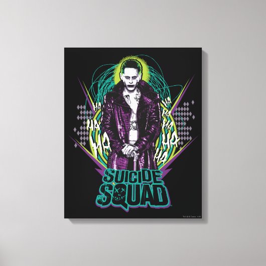 Suicide Squad | Joker Retro Rock Graphic Leinwanddruck (Vorderseite)