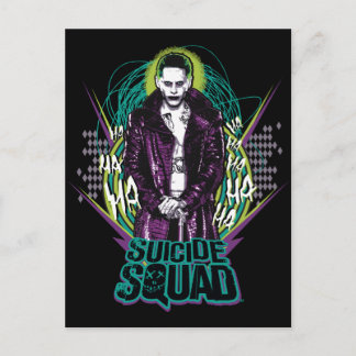 Suicide Squad | Joker Retro Rock Graphic Postkarte