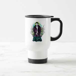 Suicide Squad   Joker Retro Rock Graphic Reisebecher