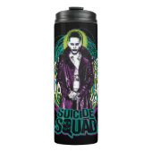 Suicide Squad | Joker Retro Rock Graphic Thermosbecher (Vorderseite)