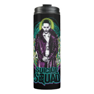 Suicide Squad   Joker Retro Rock Graphic Thermosbecher