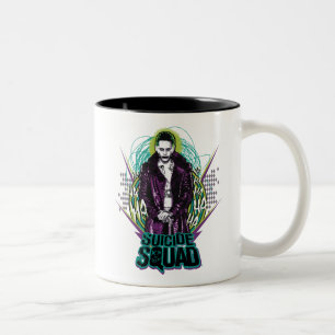 Suicide Squad   Joker Retro Rock Graphic Zweifarbige Tasse