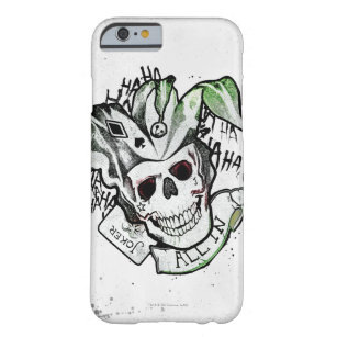 Suicide Squad   Joker Skull "All in" Tattoo Art Barely There iPhone 6 Hülle