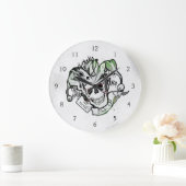 Suicide Squad | Joker Skull "All in" Tattoo Art Große Wanduhr (Zuhause)
