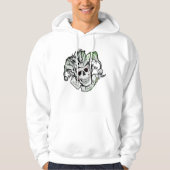 Suicide Squad | Joker Skull "All in" Tattoo Art Hoodie (Vorderseite)