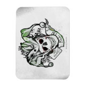 Suicide Squad | Joker Skull "All In" Tattoo Art Magnet (Vertikal)