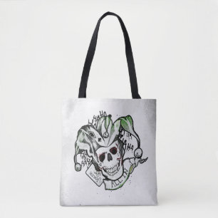 Suicide Squad Joker Skull   "All In" Tattoo Art Tasche